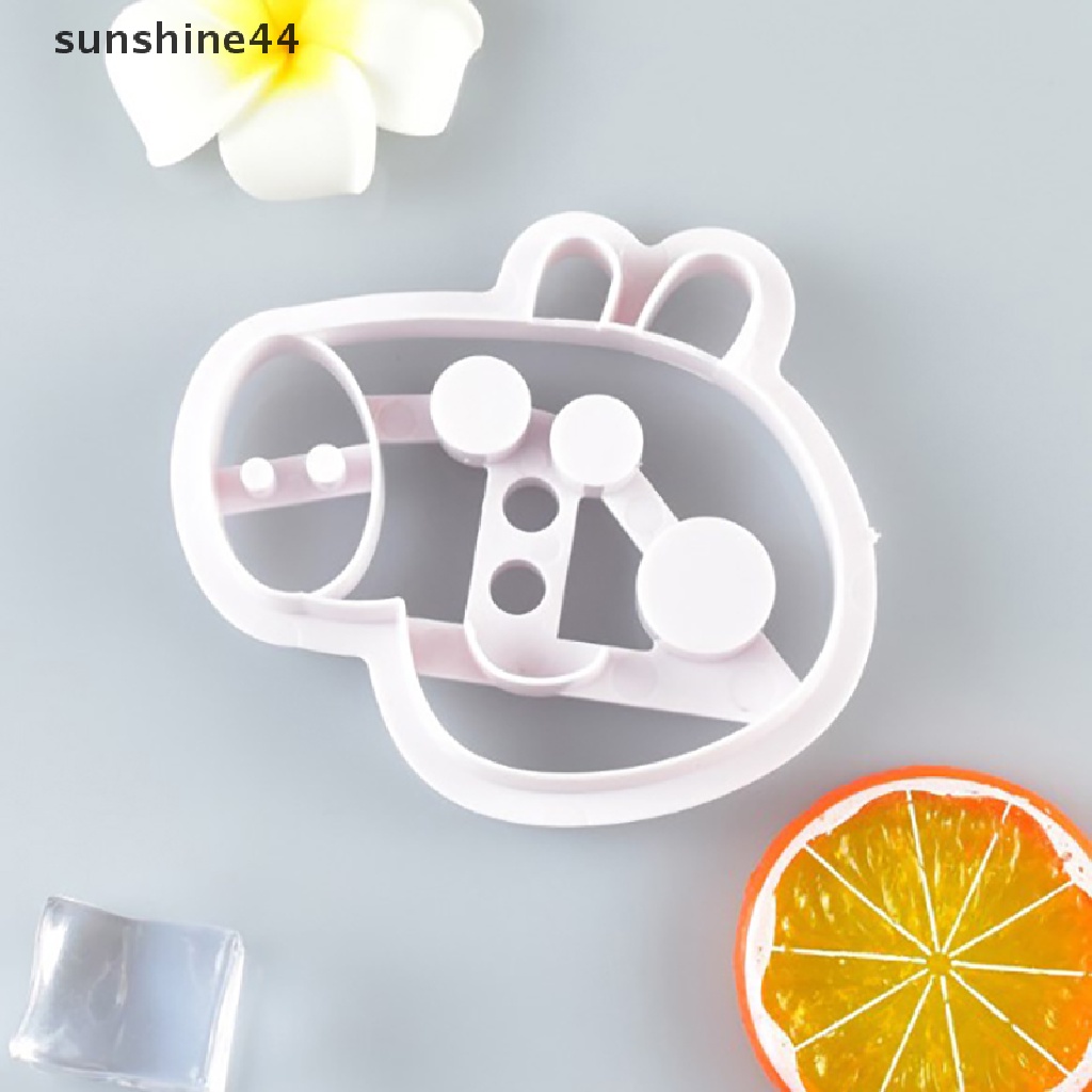 Sunshine 1Pc Cetakan Kue Kering Kartun Babi Fondant Cetakan Kue Decorag Tools.