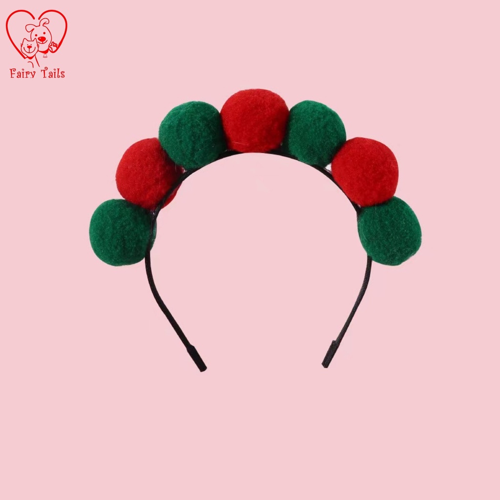 Bando Bola Topi Hiasan Aksesoris Kepala Untuk Anabul Anjing dan Kucing / Hairband Hat Accessories for Pet Dog and Cat