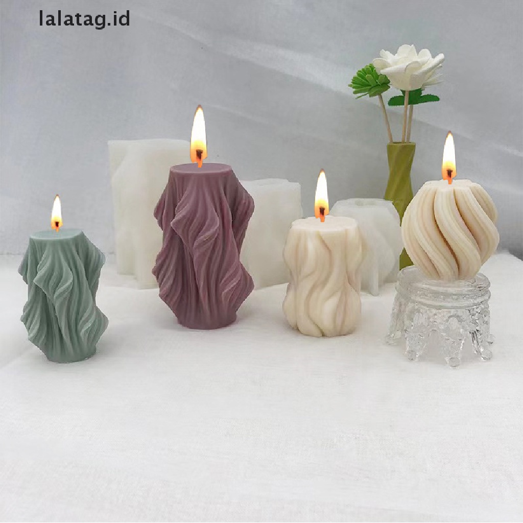 [lalatag] Cetakan Silikon Akar Pohon Gelombang Geometris Rotag Scented Bakery Mold Gift [ID]