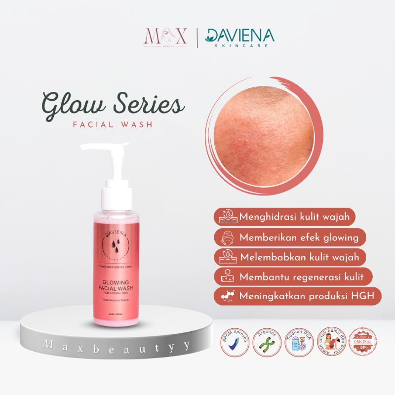 Daviena Skincare Face Wash Glowing Series