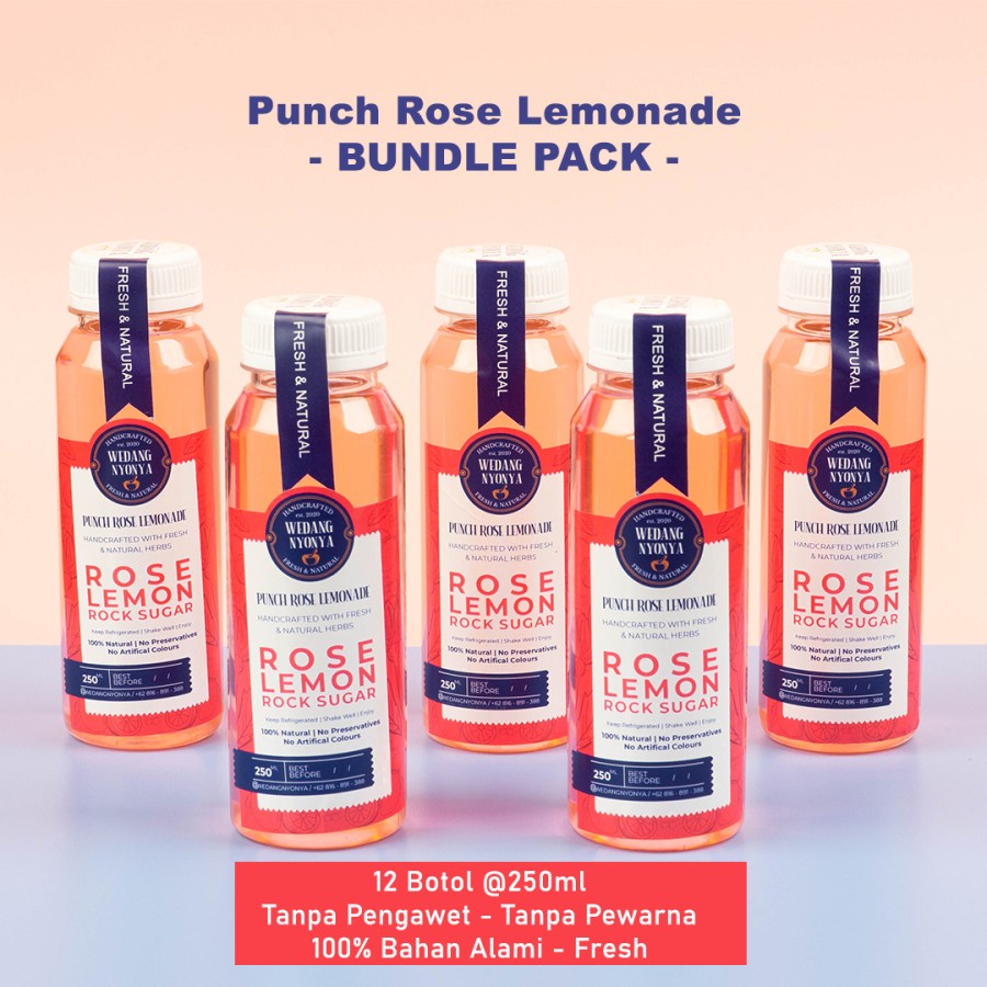 

Punch Rose Lemonade - Wedang Nyonya BUNDLE PACK