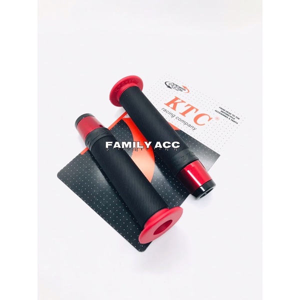 KTC RACING - PAKET HANDGRIP HANDFAT HANDLE GRIP KTC BULU PLUS JALU STANG CNC UNTUK SEMUA MOTOR UNIVERSAL