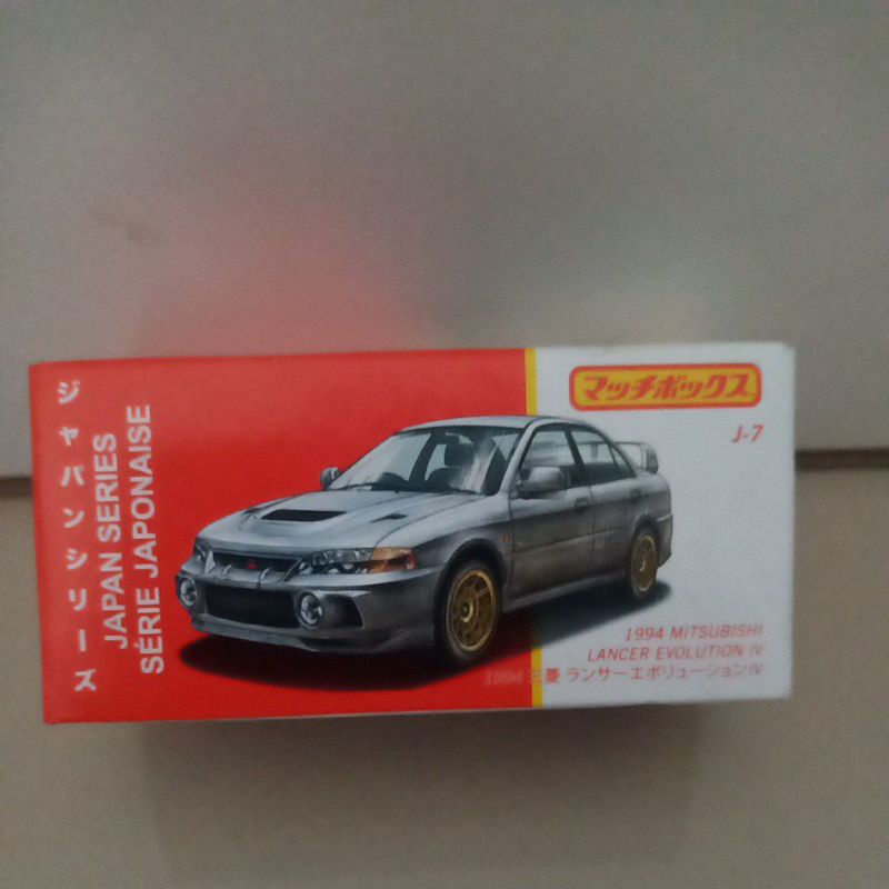 1994 mitsubishi lancer evolution IV matchbox japan series