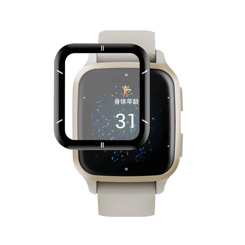 Film Pelindung Full Edge Untuk Garmin Garmin Venu2 2S SQ SQ2 Music Smart Watch Aksesoris Pelindung Layar Anti Gores Untuk Garmin Vivoaktif4 4S 3musik