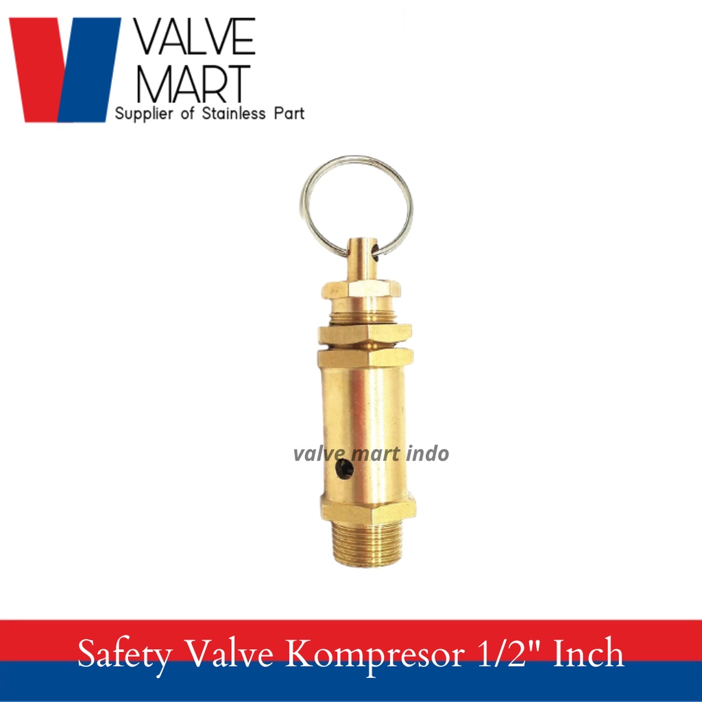 Jual Safety Valve Kuningan Drat 1 2 Setrika Uap Boiler Kompressor