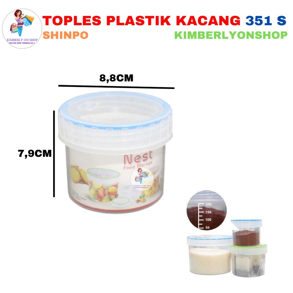 Toples Plastik Tempat Kue Nest 295 ml 351 S Shinpo