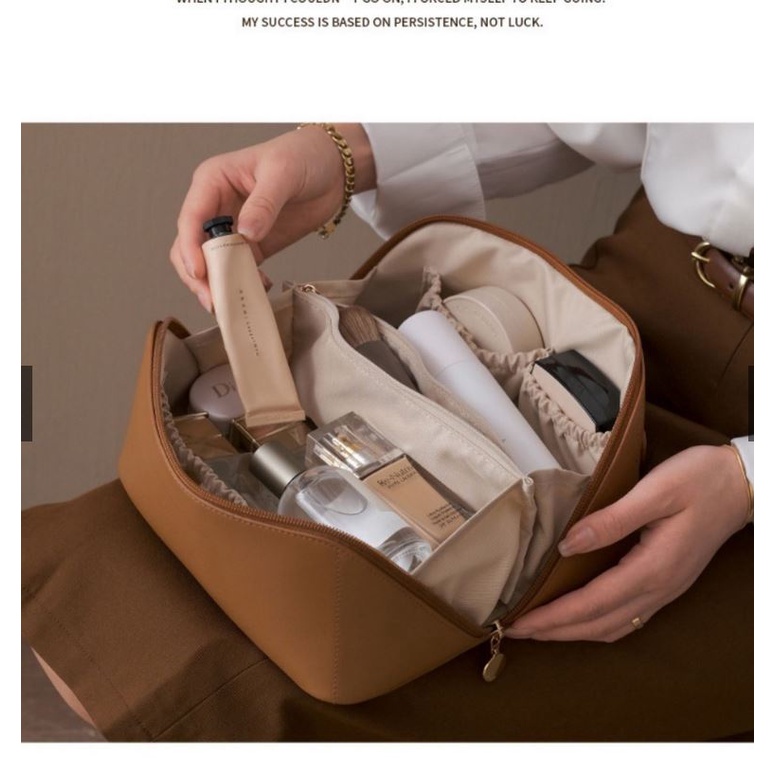 Tas Kosmetik Washbag / Tas Alat MakeUp / Cosmetic Bag Organizer / Tas Make Up /Tas Kosmetik Anti Air/Pouch Kosmetik Pouch  make up travel