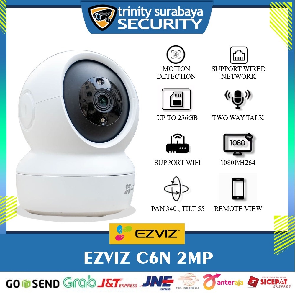 Baby Cam EZVIZ C6N 2MP putar 360derajat