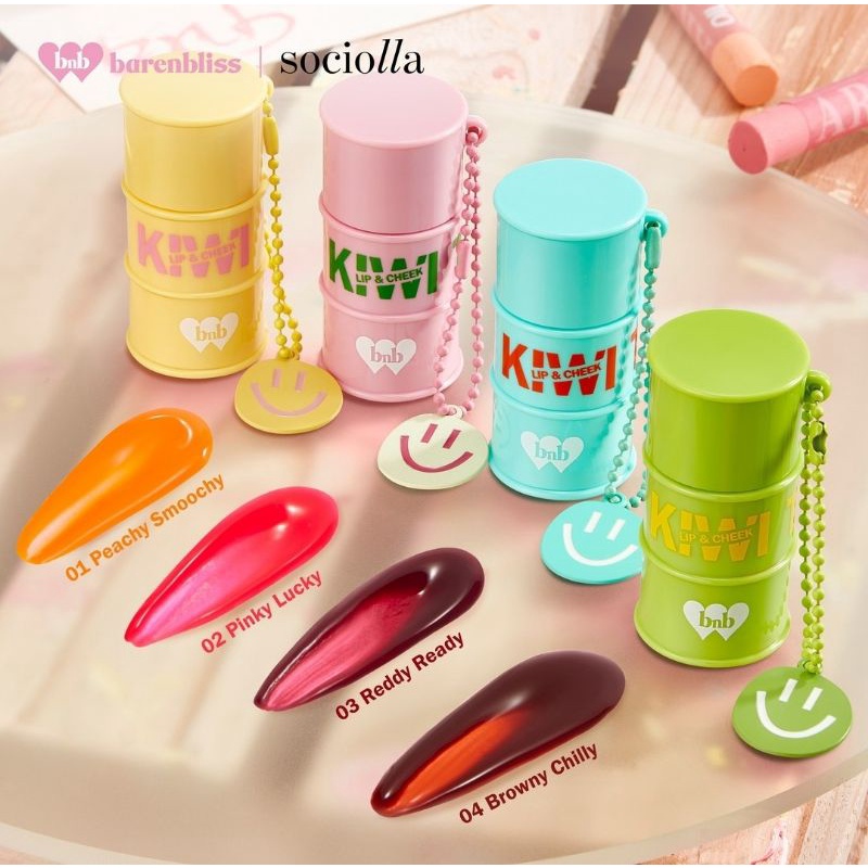 BNB BARENBLISS Kiwi Tin Tint Lip &amp; Cheek (2.5gr)