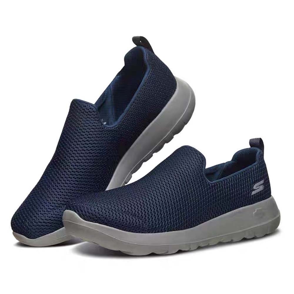 SKECHERS kasual sepatu casual sepatu pria   slip on cowok  rajut pria shoes