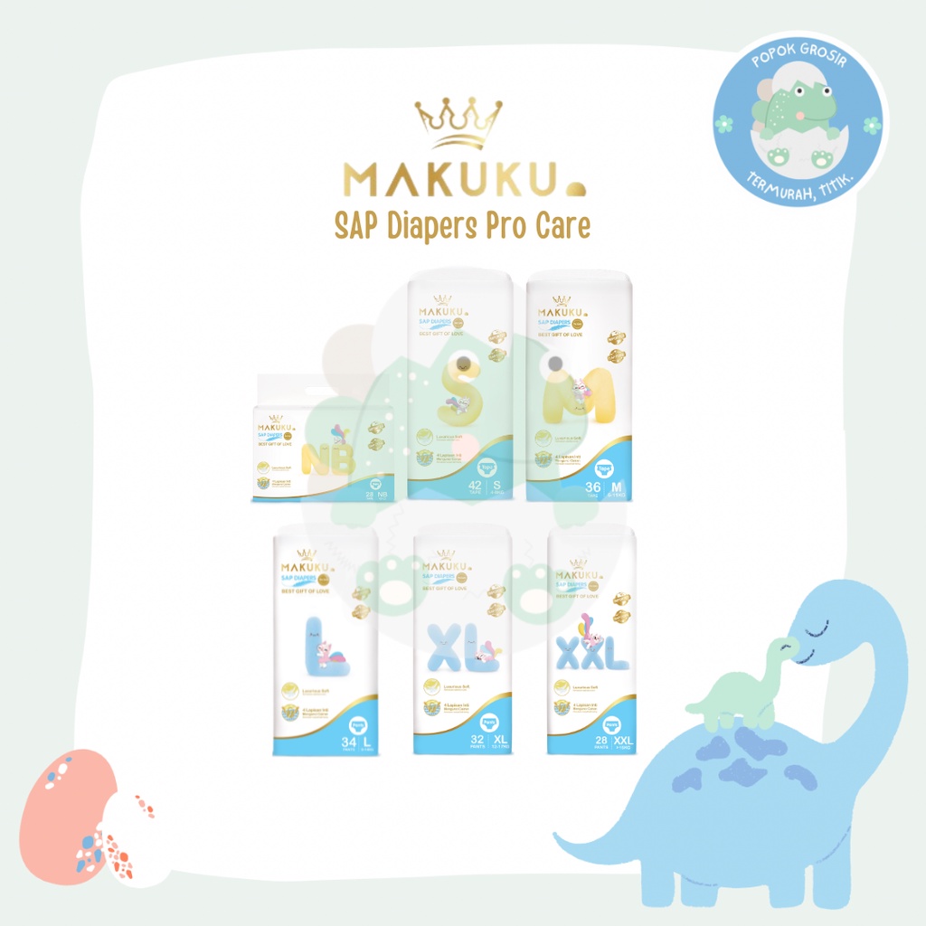 MAKUKU SAP Diapers Pro Care New Generation