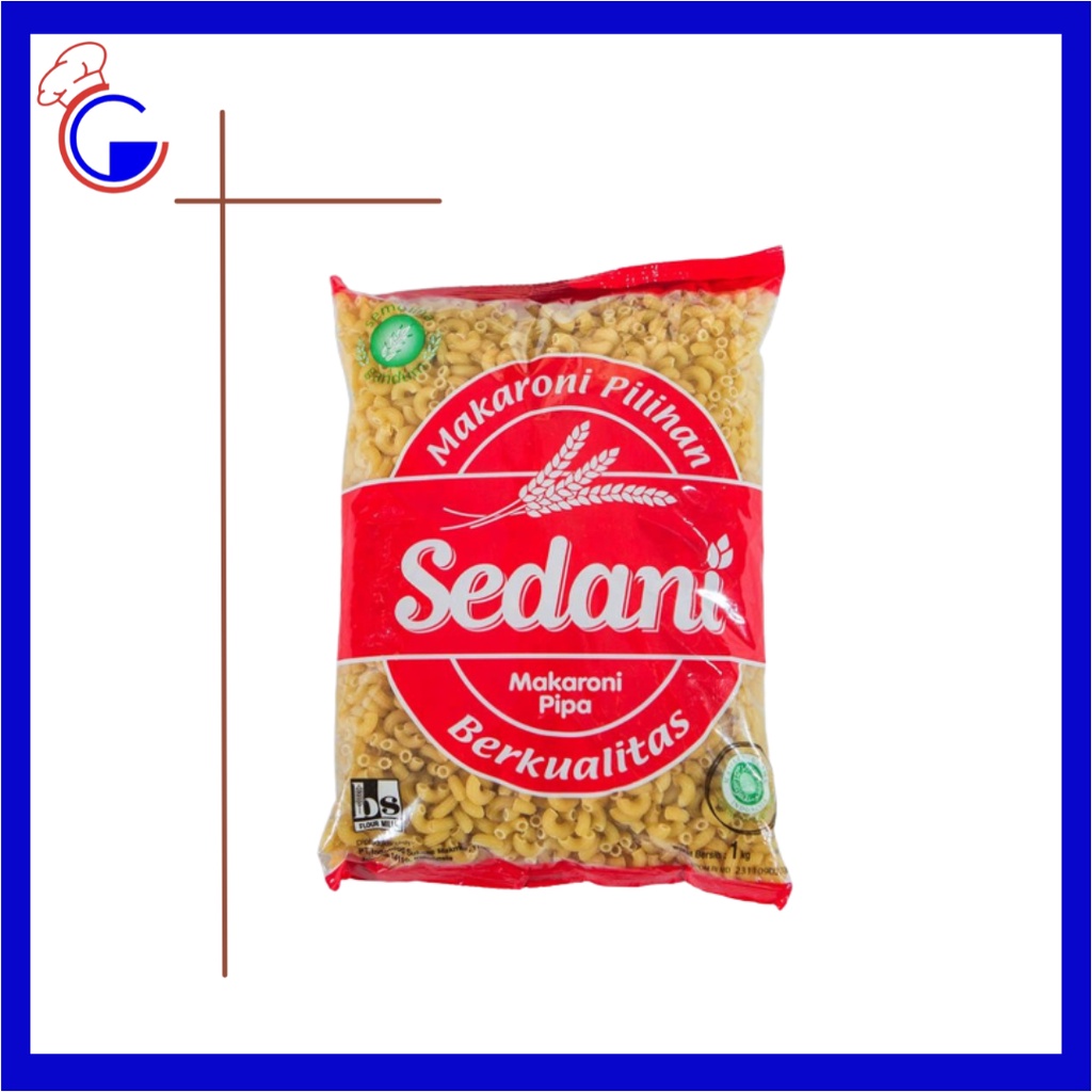 

Sedani Makaroni Pipa Pendek / Lengkung 1Kg