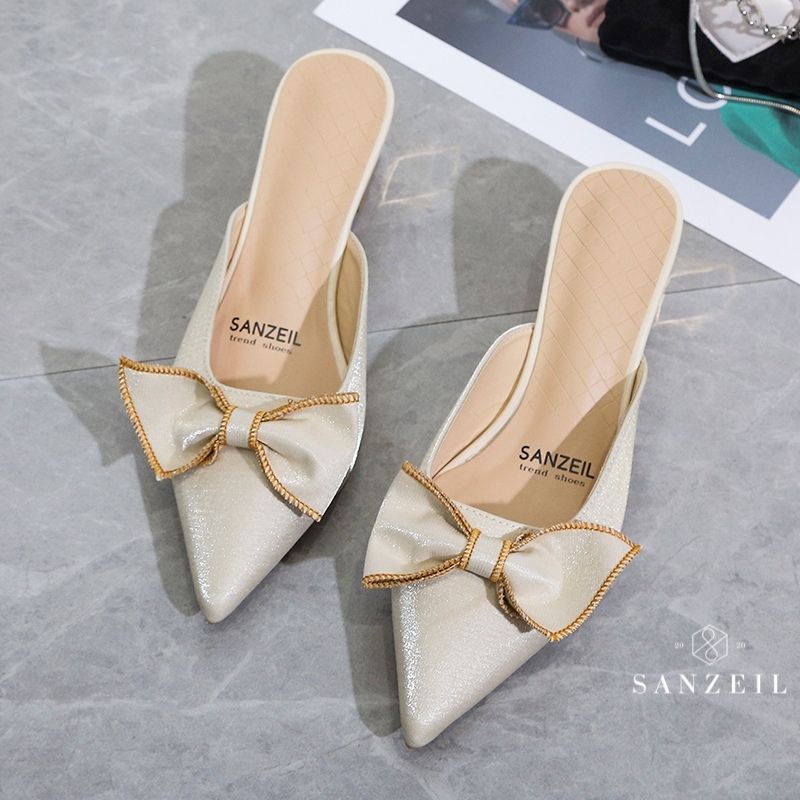 0055 ROSE Heels Wanita 4cm Heels Pesta Elegan