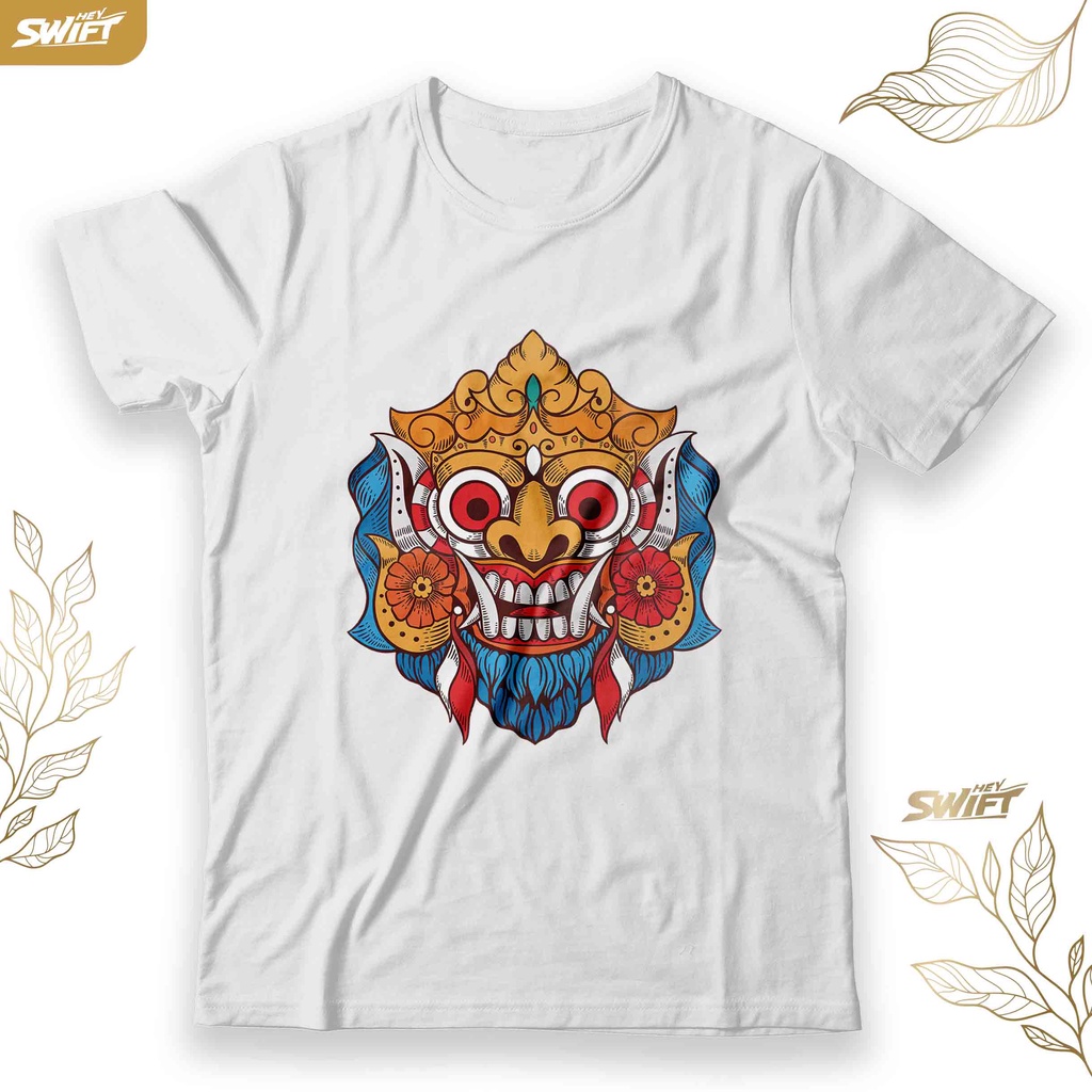 KAOS Demon Mask barong leak Bali Indonesia TSHIRT BAJU DISTRO