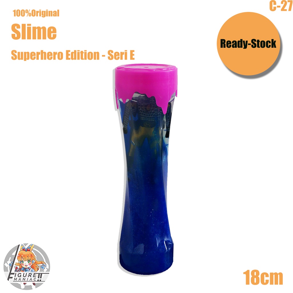 Mainan Anak - Slime Squishy Slime Superhero Edition Import Premium Slime Lucu Cute Slime Aman Crystal Mud Superhero