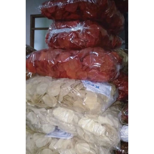 

Kerupuk Mentah Kentang Rasa Balado 5 kg (1 ball)