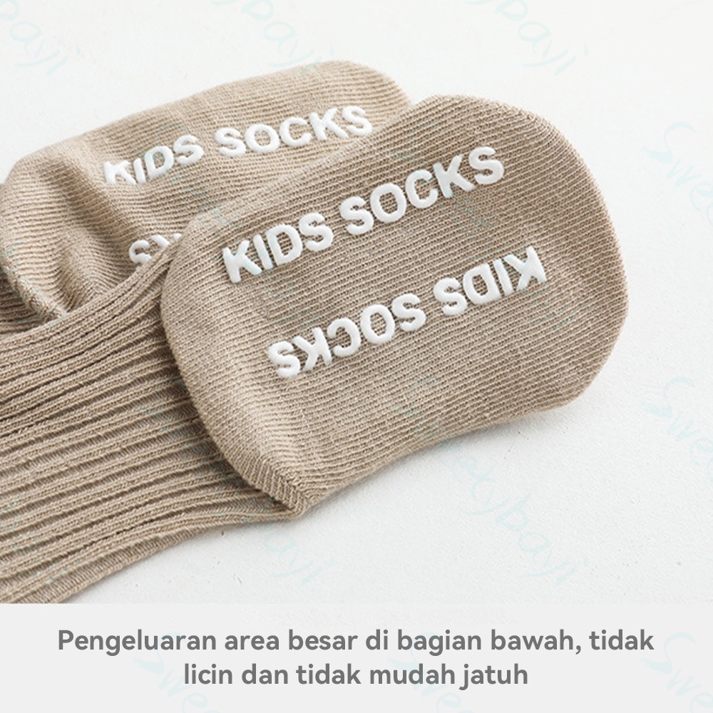 Sweetybayi Kaos kaki bayi panjang anti slip 3D Baby socks import Kaus kaki bayi boneka