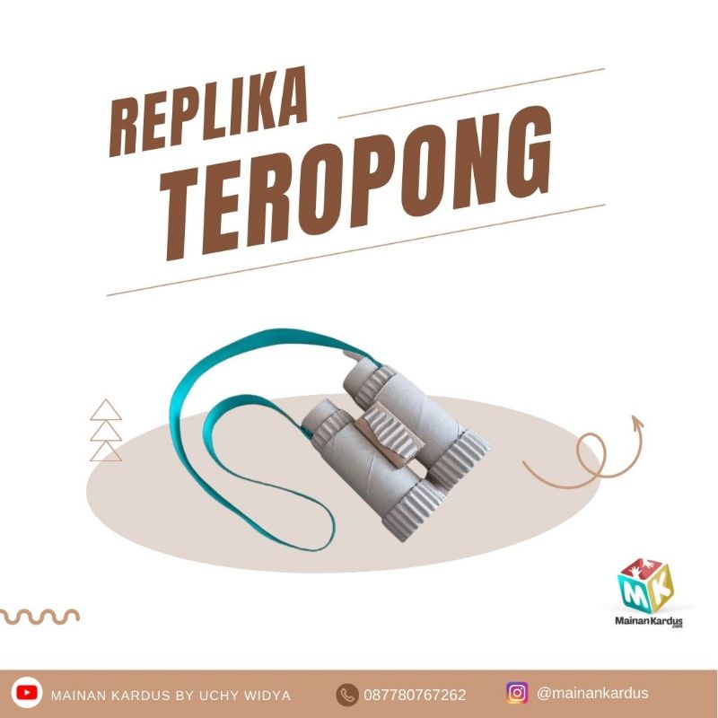 

Replika Teropong Kardus