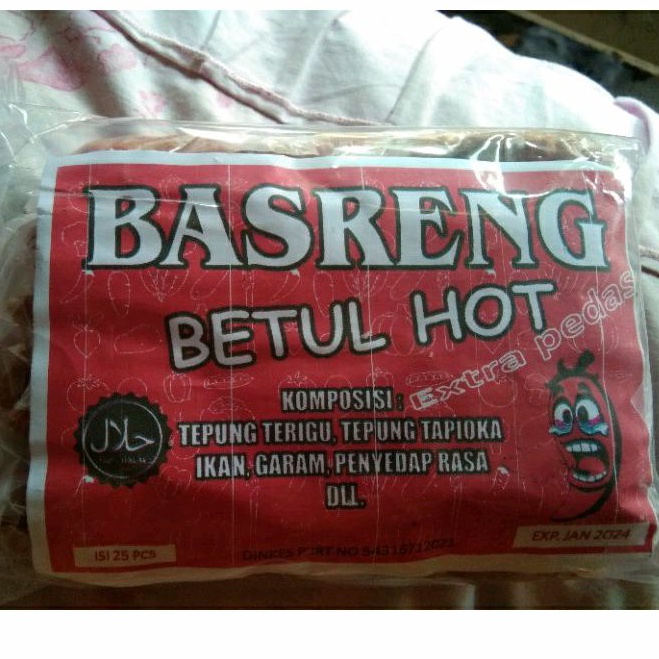 

Basreng Pedas isi 25pcs