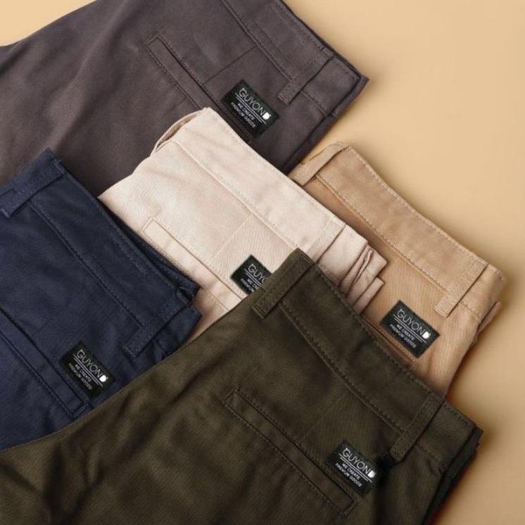 Guyond,Fifty one denim, Celana Chino Pria bahan cotton streach,lentur model slimfit size 28-34 [RTN.