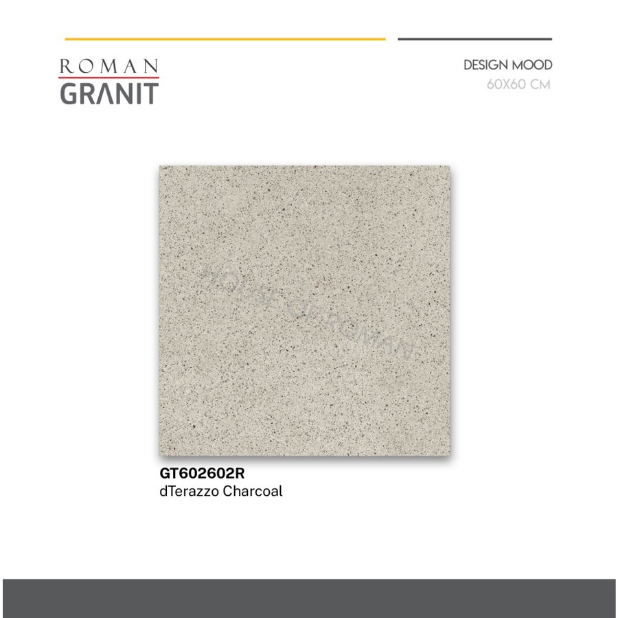 ROMANGRANIT DTERAZZO CHARCOAL 60X60 GT602602R (ROMAN GRANIT)