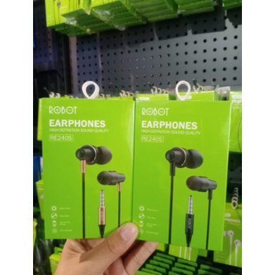 Robot RE240S In-ear Tilt High Definition Sound Quality Wire Headset with Smart Control Button