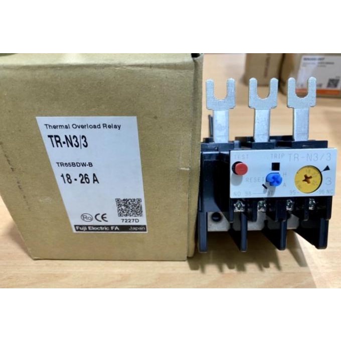 Overload FUJI TR-N3/3 untuk Contactor SC-N2S, SC-N3 FUJI ELECTRIC