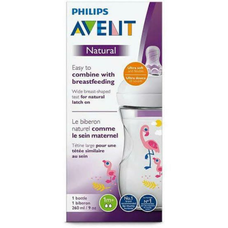 Avent Botol Natural 260ml PUTIH Single New Design