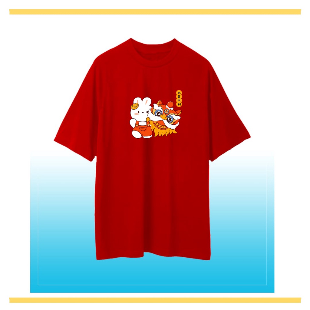 KAOS IMLEK KELINCI BARONGSAI LUCU