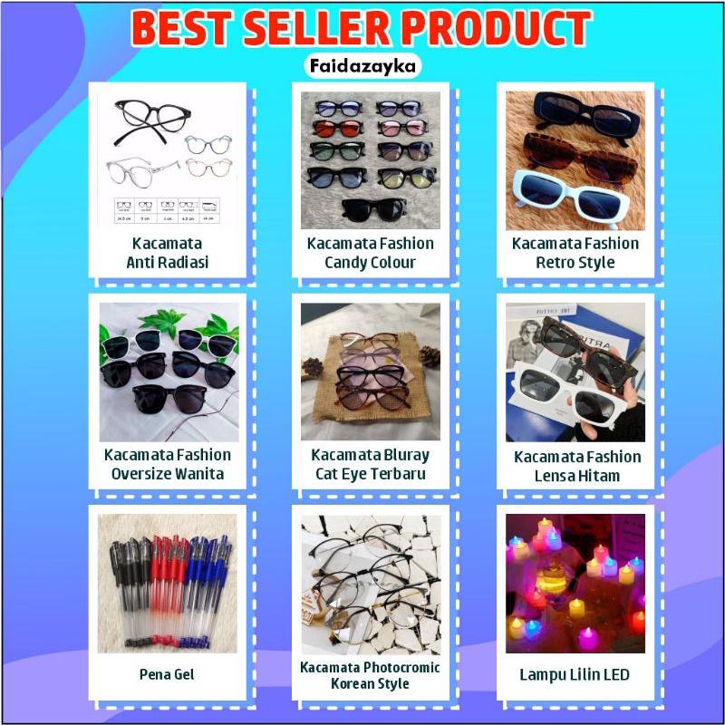 ZAYKA== KACAMATA Korean INS Hot Fashion Segiempat Mata Kucing Hitam Wanita Pria Sunglasses UV 400 PROTCTION