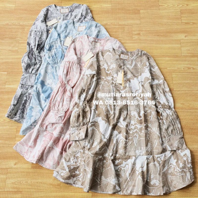 READY STOCK Nagari Tunic XS S M L XL Wearing Klamby Tunik WK Sale Wearingklamby Gadang Padang Sample