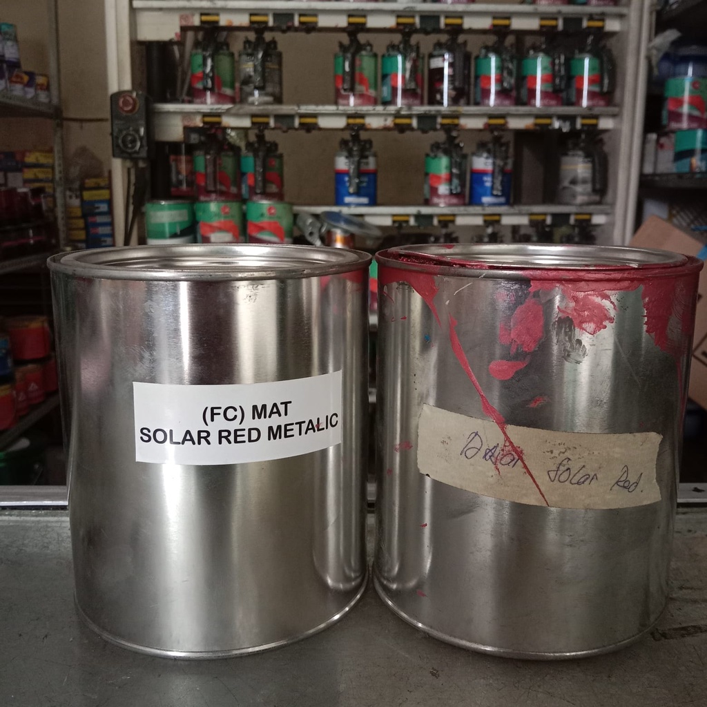 Cat Samurai Solar Red 2K Ecer / FC Mat Solar Red Metalic / Merah Pcx Doff / Honda PCX Red/ Cat Duco 