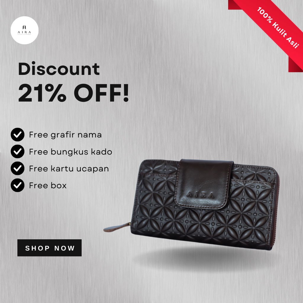 AIRA | EXCLUSIVE Ainun Wallet Batik Heritage