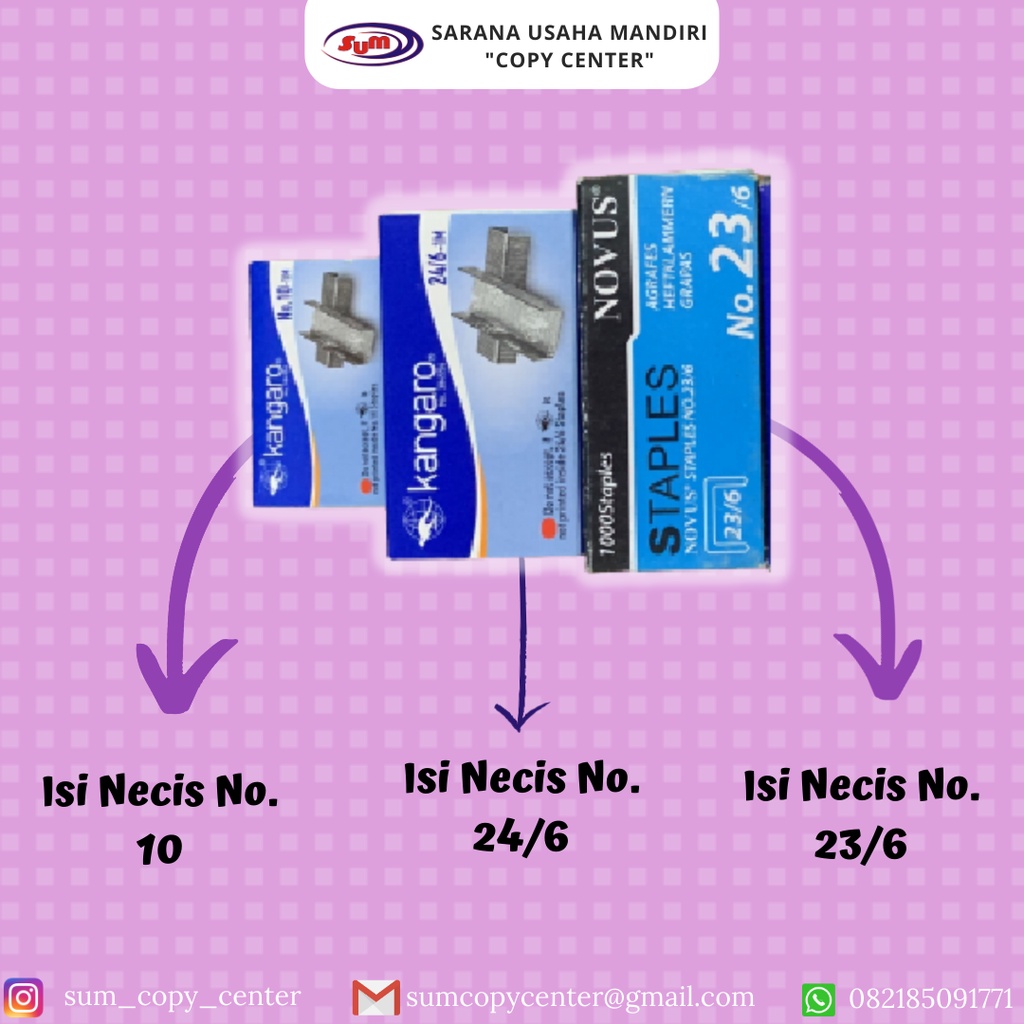 

Isi Refill Necis / Stapler