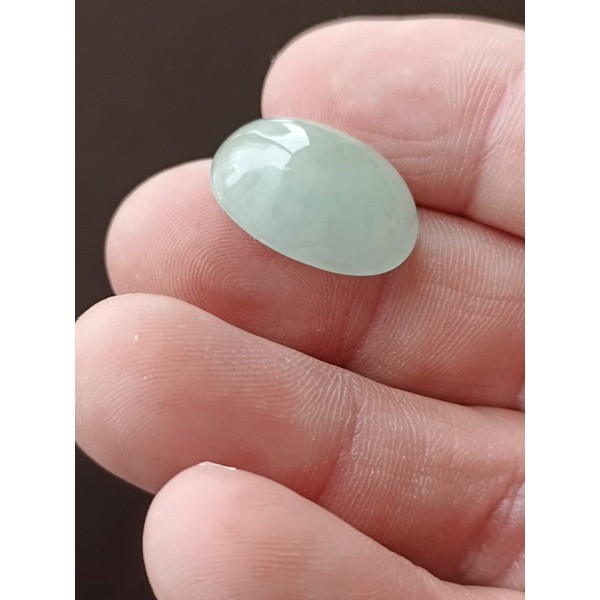 Batu Liontin Natural Green Jadeite Jade Type B Ori