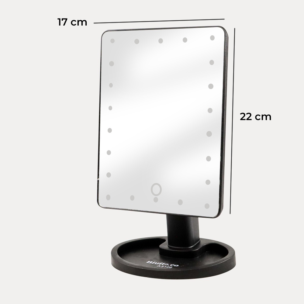 Biutte.co Cermin Make Up Mirror 22 LED Light - A3106