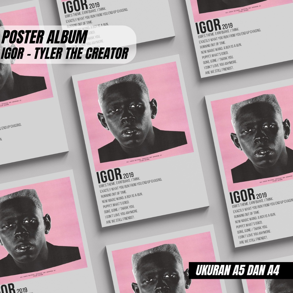 

Poster cover album igor tyler the creator / album igor / poster tyler the creator / album tyler the creator