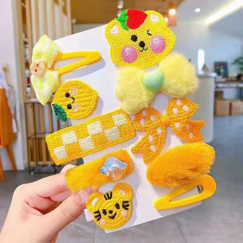 ⭐️𝐈𝐇𝐒 𝟕𝟒𝟓 𝐋𝐚𝐦𝐩𝐮𝐧𝐠⭐️Jepitan Rambut Karakter Boneka Jepit Rambut Anak Perempuan Hair Pin Fashion Korea Set 10pcs