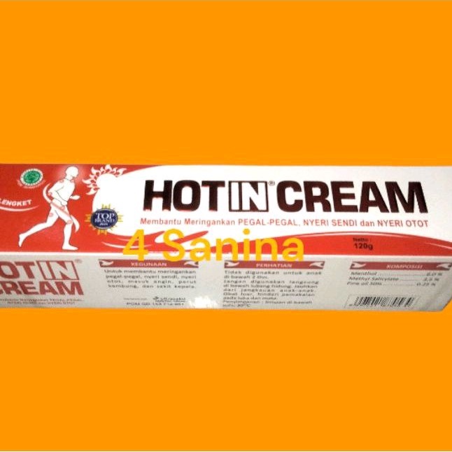 HOT IN CREAM 120 GR TUBE DCL,STRONG,ORIGINAL / HOTIN CREAM.