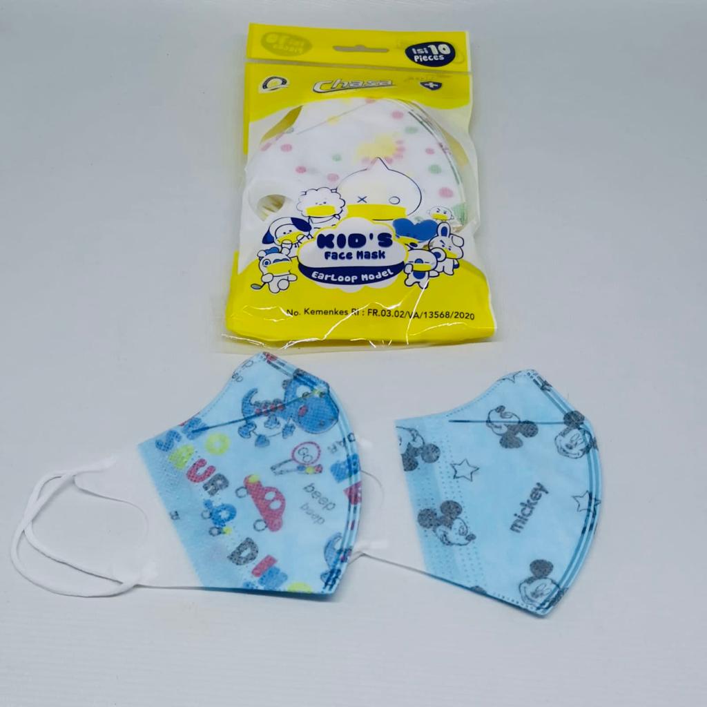 Duckbill Anak Chasa Sachet per 10pcs 3ply Earloop