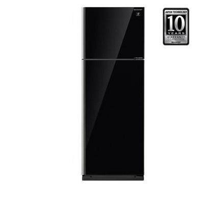 LEMARI ES SHARP 2 PINTU SJ-IG571PG-BK GRAND VETRO SERIES