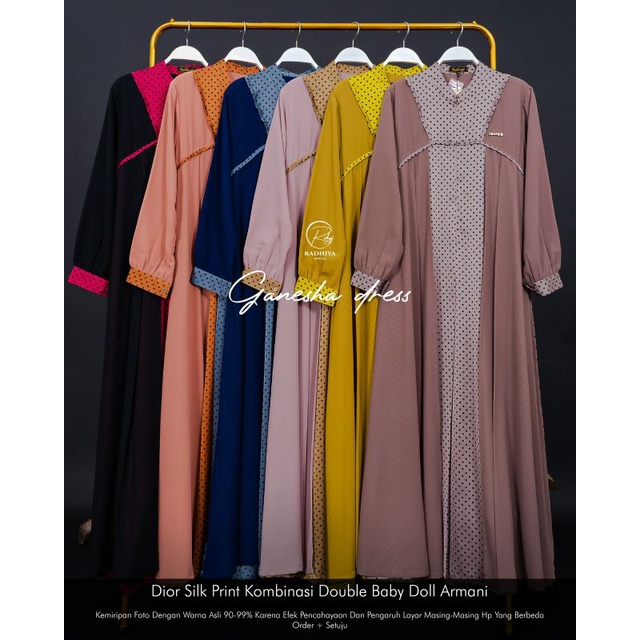 SALE LAST STOCK Gamis RADHIYA Ganesha Dress ORIGINAL