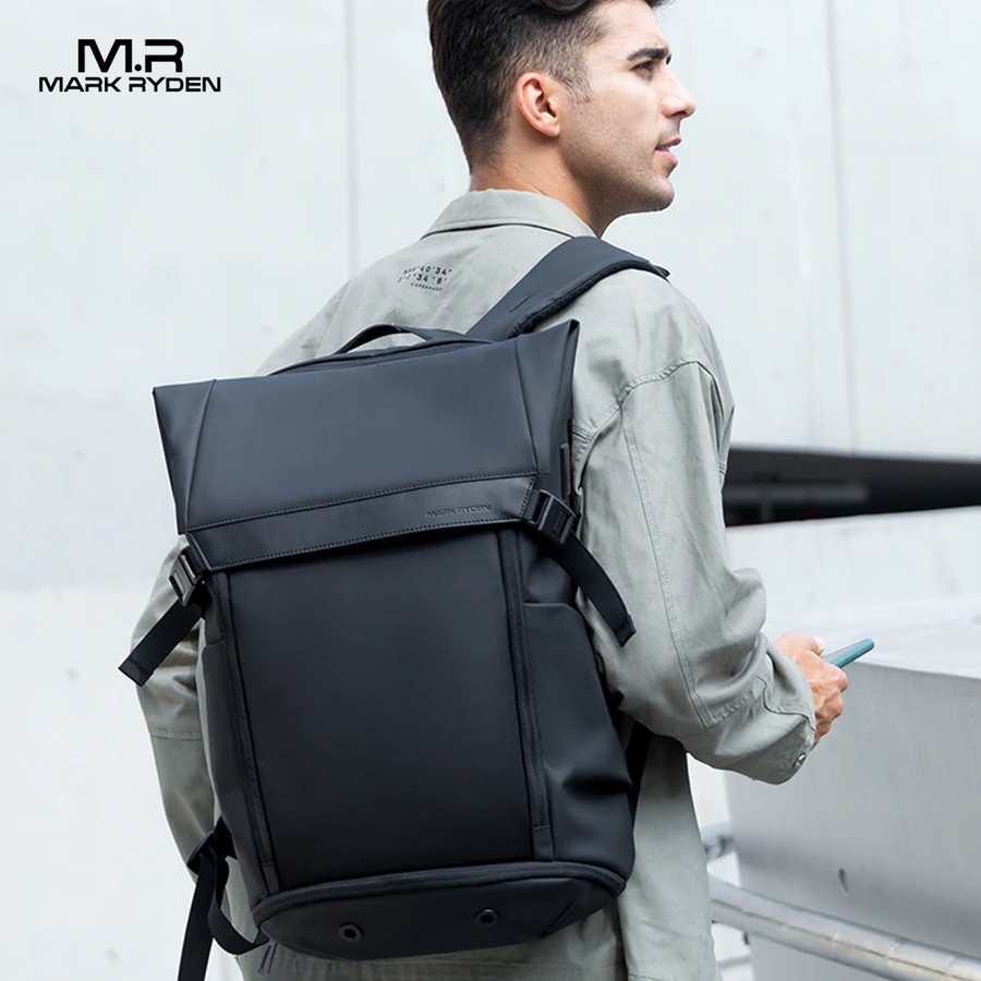 MR2966 Tas Ransel Laptop 15.6 Scalable Travel Waterproof USB Sepatu