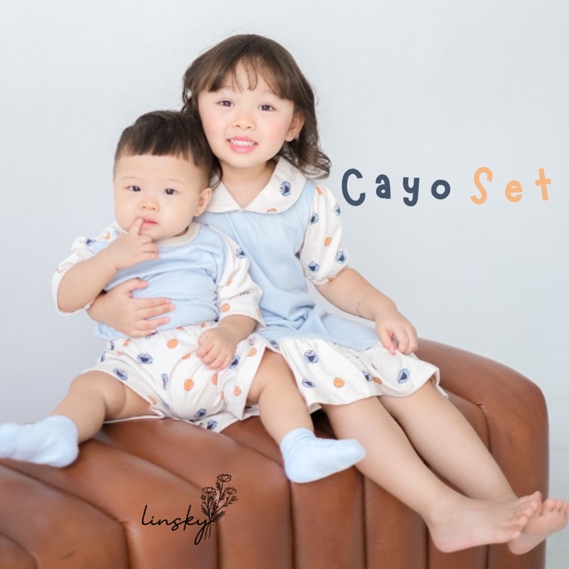 LINSKY BABY - Cayo Set Setelan Couple Anak Tobeli Kids