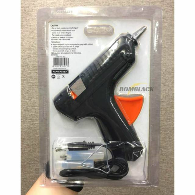 KENMASTER 40 watt Alat Tembakan Lem Tembak Glue Gun Bakar Listrik + TOMBOL ON OFF