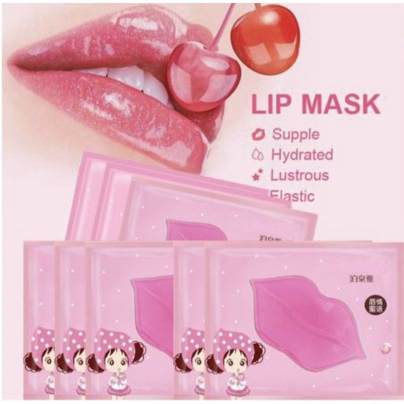 Masker Bibir Collagen Pelembab Bibir Kering Pecah Lip Mask Moisturizing Lips Moist