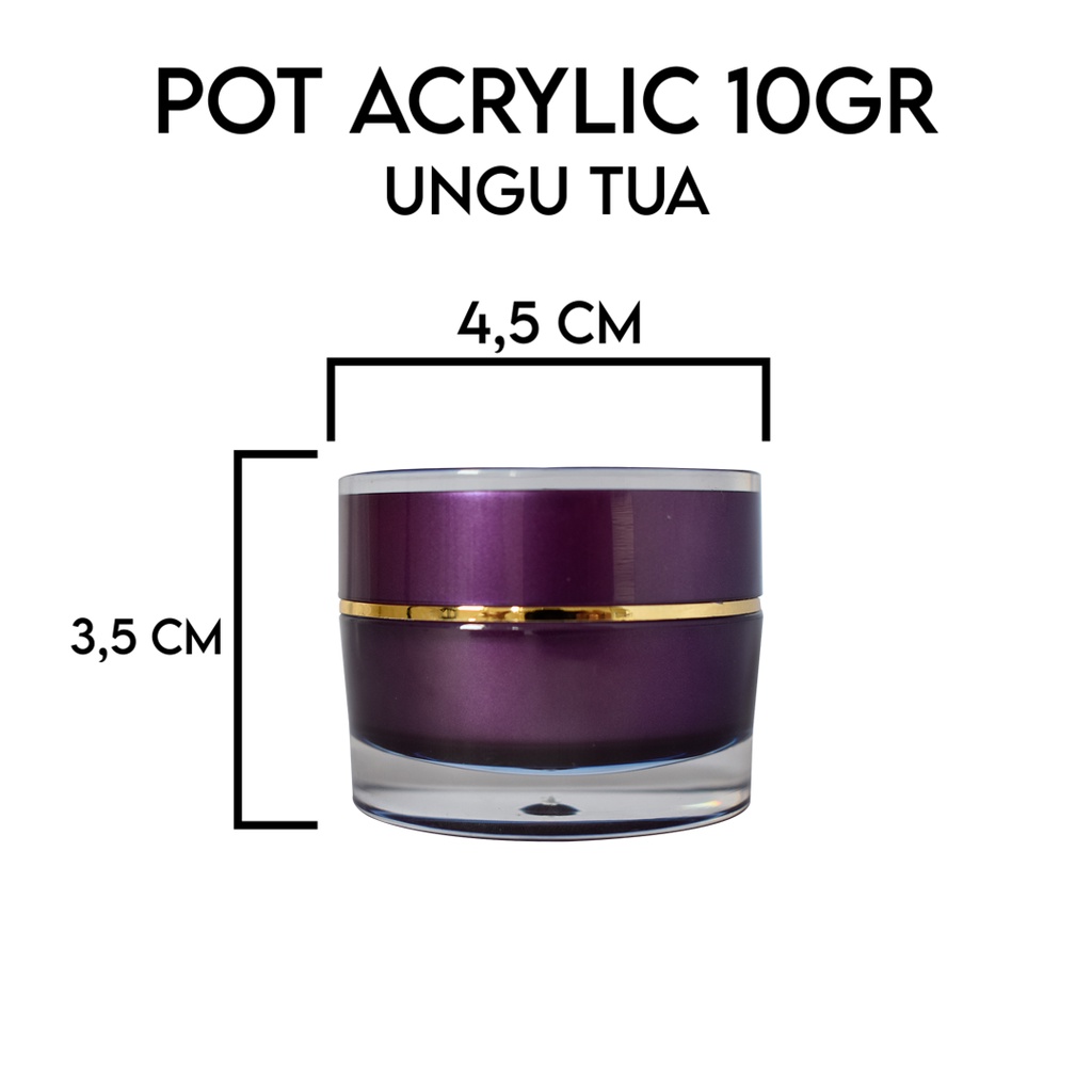 POT ACRYLIC 10 GR UNGU / POT AKRILIK 10 GR / POT ACRILIC 10 GR