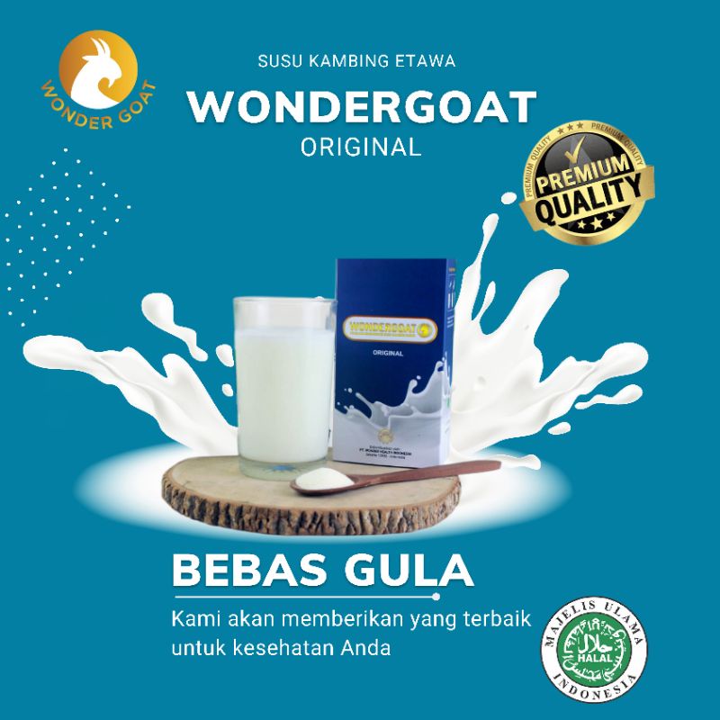 

Susu Kambing Etawa Original Premium BEBAS GULA by WONDERGOAT