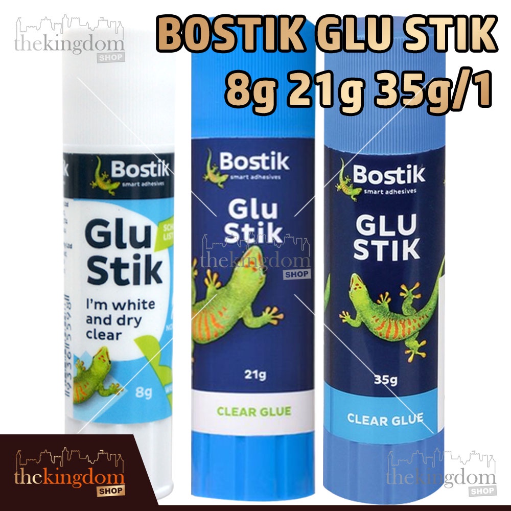 

Bostik Glu Stik 8g 21g 35g /1 Glue Stick Lem Kertas Putar Perekat