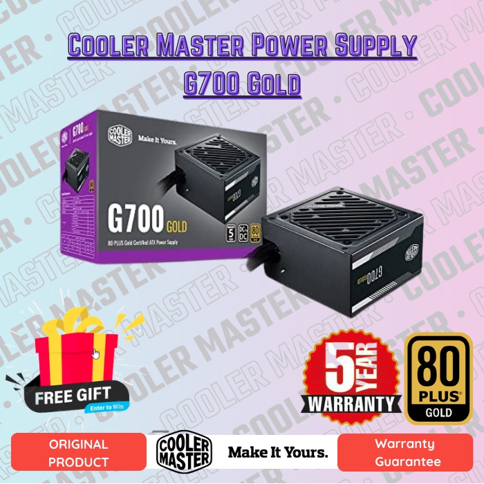 Cooler Master PSU Power Supply G700 Gold